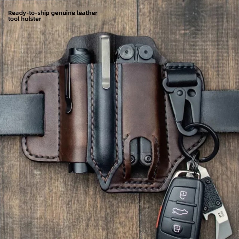 Edc Carry Belt Pouch - 가죽 EDC 도구 파우치 야외 전술