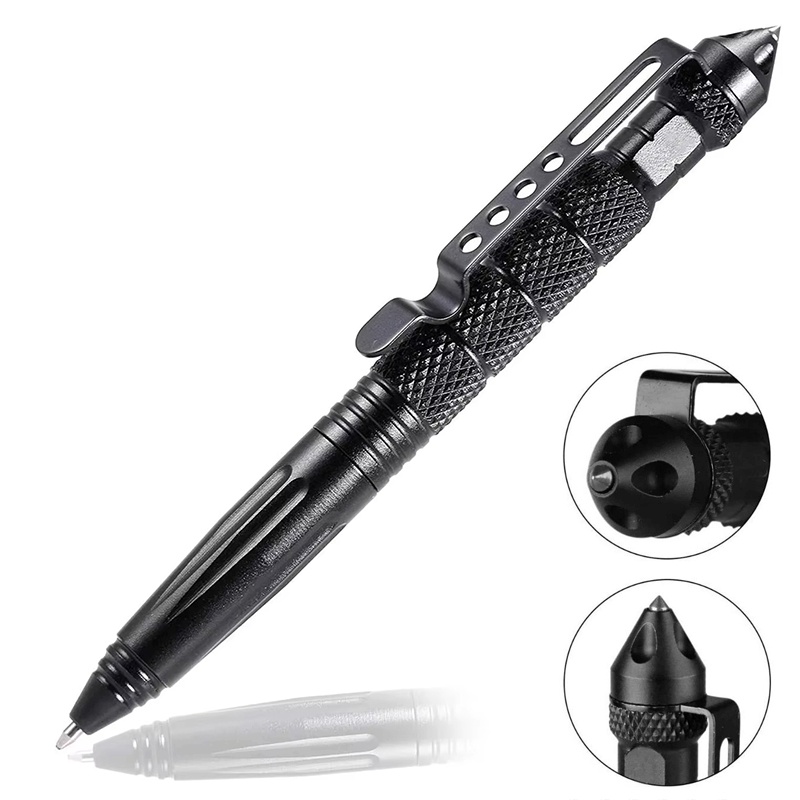 Pen Tactical Glass - 군용 전술 펜, 다기능 알루미늄 합금