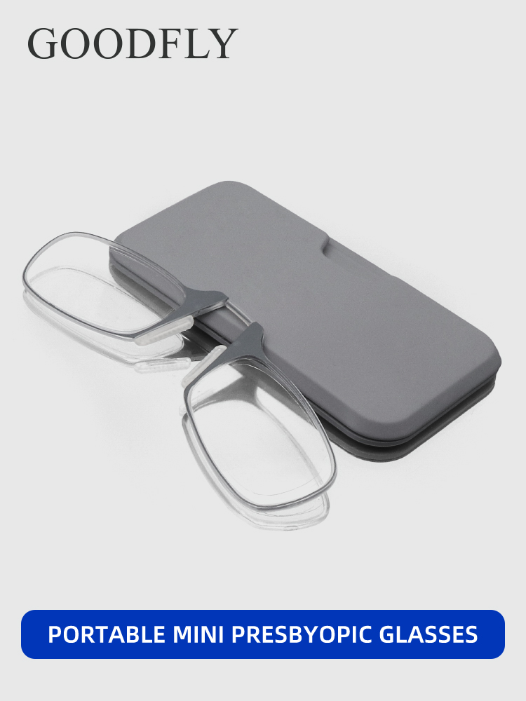 Wallet Slim Titanium - 남녀공용 미니 노안용 안경 휴대용 블루라이트