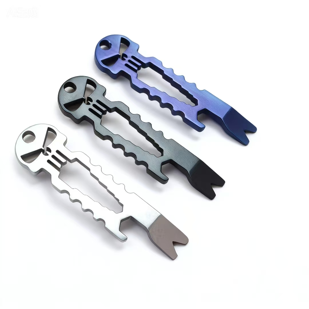 Titanium Pry Bar - 고객 맞춤형 레이저 각인 로고 8가지