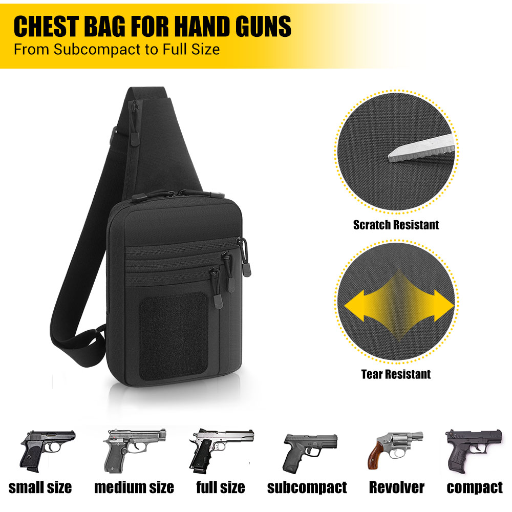 전술 권총 가방, 은닉 휴대용 권총 홀스터, 권총 보관 - Edc Concealed Carry 리뷰 및 가격