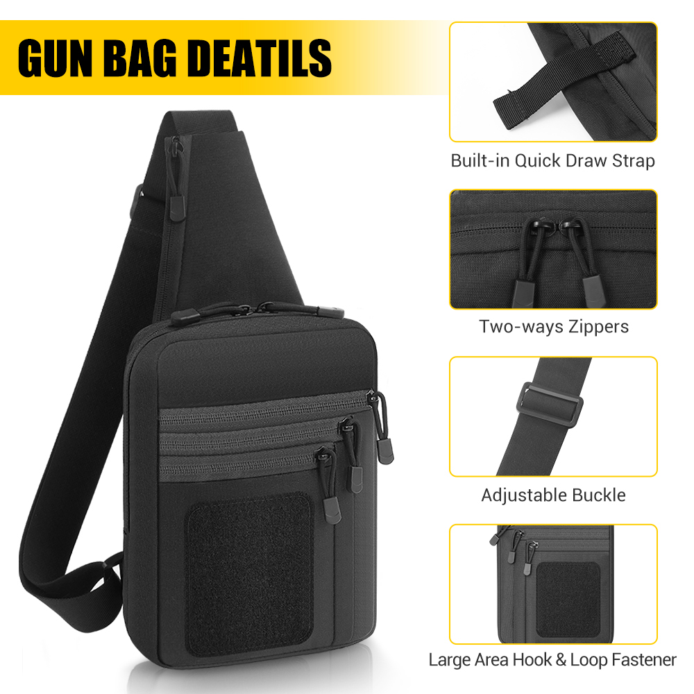전술 권총 가방, 은닉 휴대용 권총 홀스터, 권총 보관 - Edc Concealed Carry 리뷰 및 가격