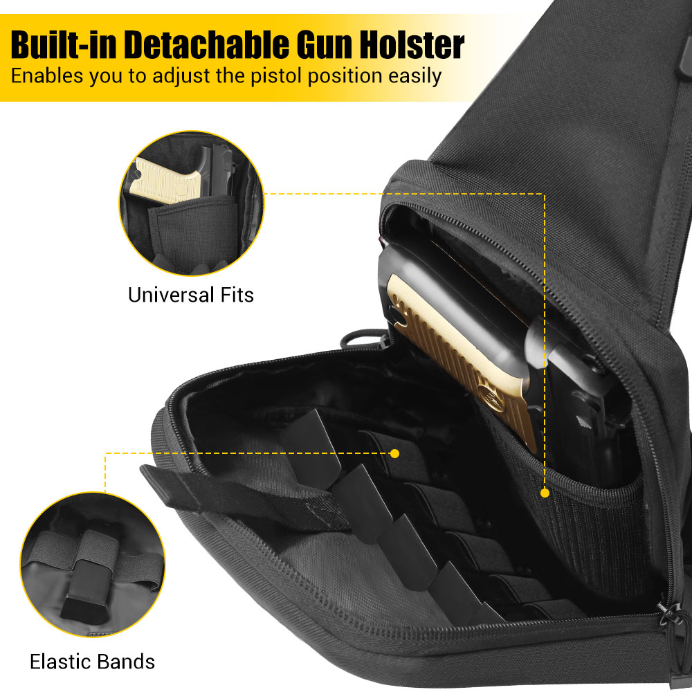 전술 권총 가방, 은닉 휴대용 권총 홀스터, 권총 보관 - Edc Concealed Carry 리뷰 및 가격